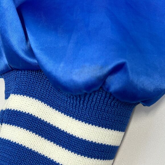 Vintage 90s Illinois State Handball Champions Satin Jacket IHA Blue XL X-Large - Picture 4 of 10